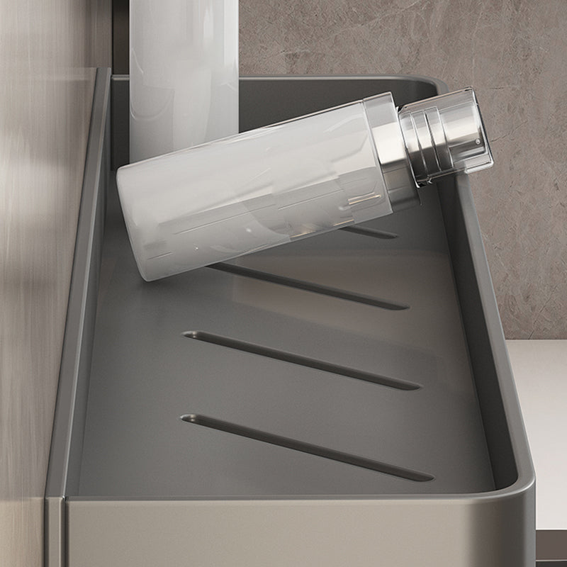Lisslune | Minimalist Matte Metal Bathroom Accessory Set Modern Bathroom Shelf