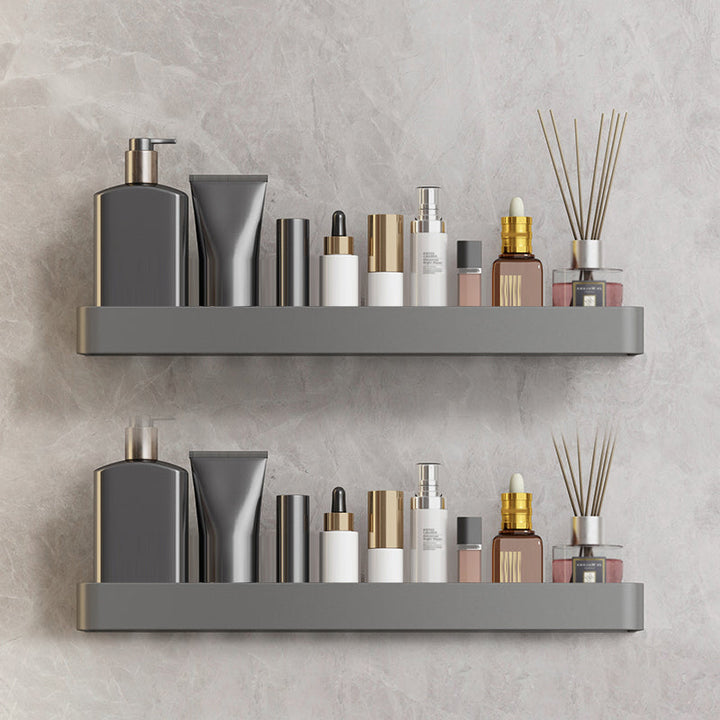 Lisslune | Minimalist Matte Metal Bathroom Accessory Set Modern Bathroom Shelf
