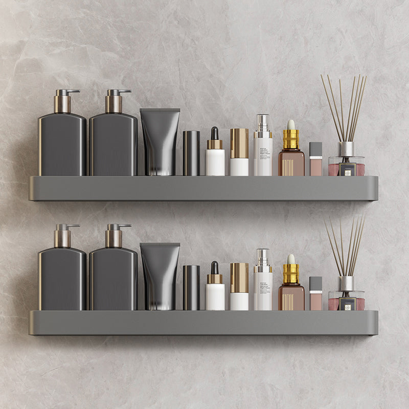 Lisslune | Minimalist Matte Metal Bathroom Accessory Set Modern Bathroom Shelf