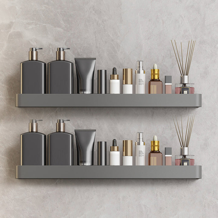 Lisslune | Minimalist Matt Metal Bathroom Accessory Set Modern Bathroom Shelf