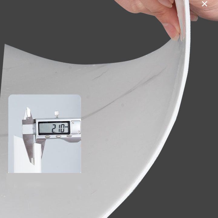 Lisslune | Marbling waterproof PVC tin backing for peeling and attaching interior panels
