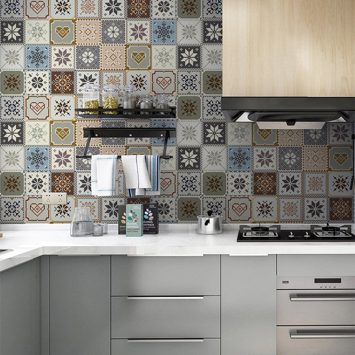 Lisslune | Modern Peel-and-Stick Wall Tile Mosaic Peel-and-Stick Tile