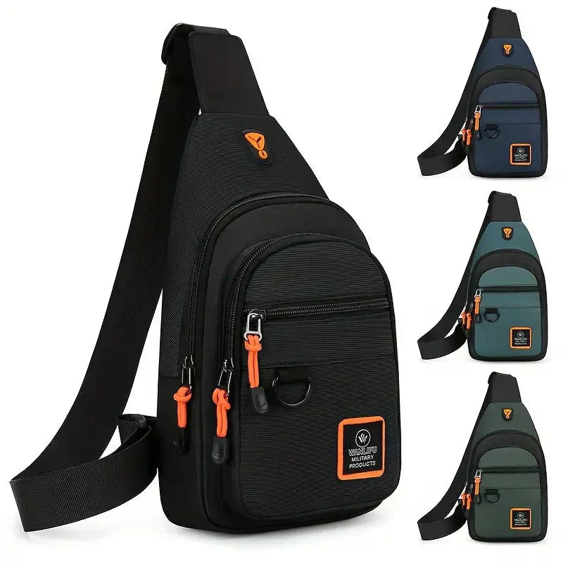 Lisslune | UrbanTrail – Durable Men’s Shoulder Bag | Waterproof Crossbody Travel & Everyday Bag