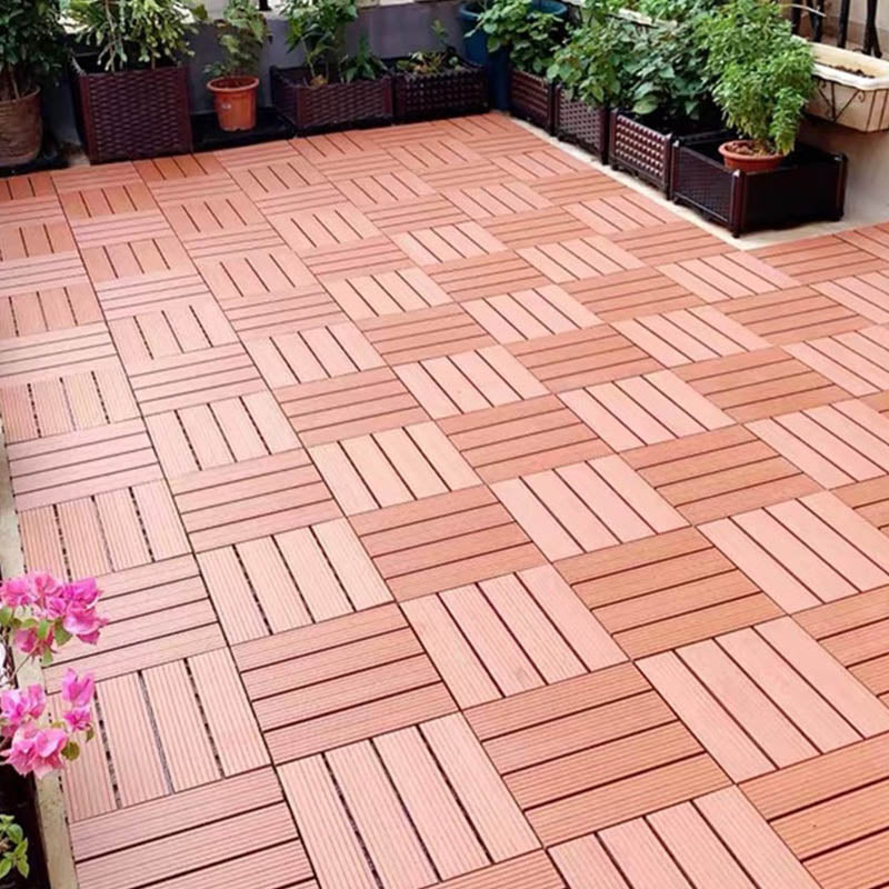 Lisslune | Classic wooden tiles for garden patio flooring to lay