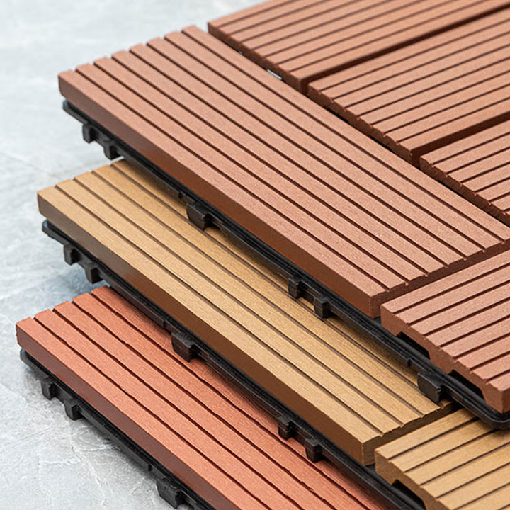 Lisslune | Classic wooden tiles for garden patio flooring to lay