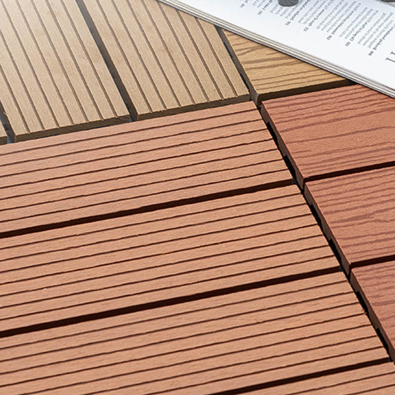 Lisslune | Classic wooden tiles for garden patio flooring to lay