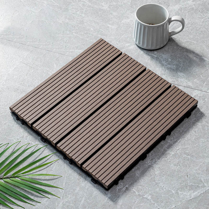 Lisslune | Classic wooden tiles for garden patio flooring to lay