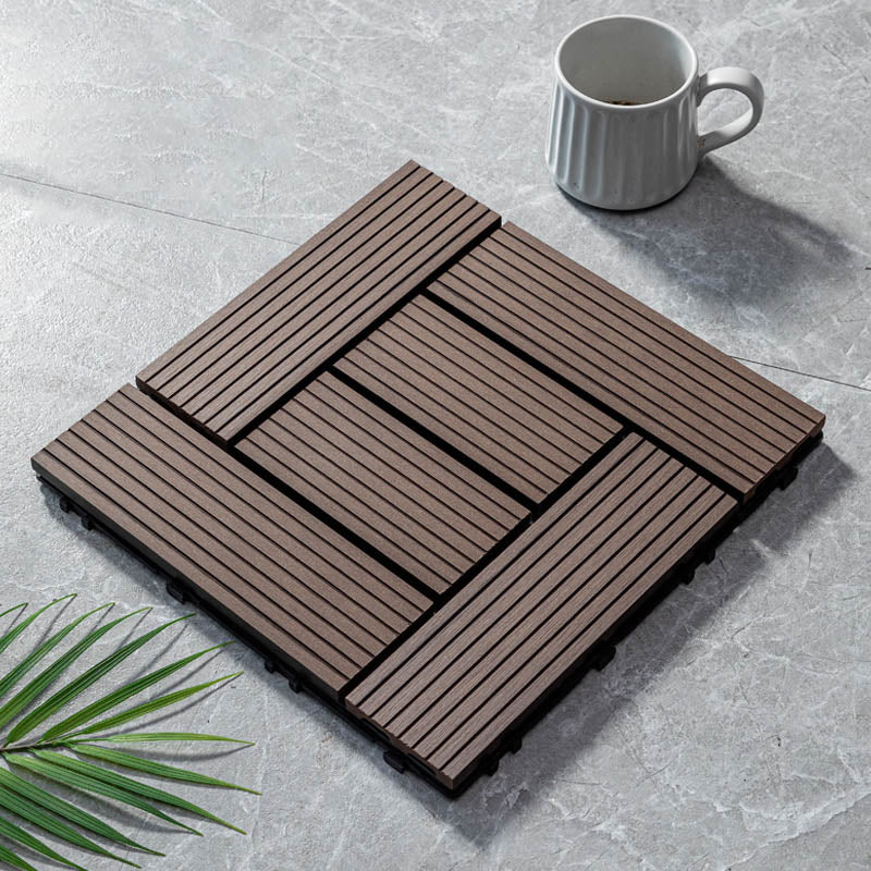 Lisslune | Classic wooden tiles for garden patio flooring to lay