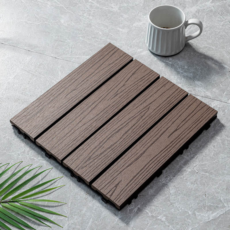 Lisslune | Classic wooden tiles for garden patio flooring to lay