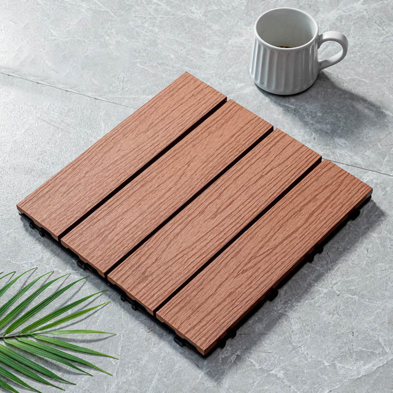 Lisslune | Classic wooden tiles for garden patio flooring to lay