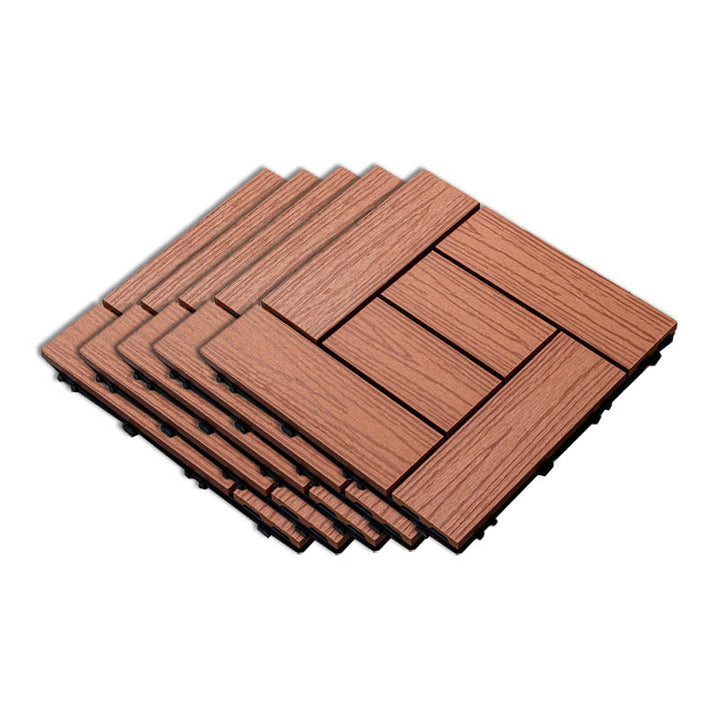 Lisslune | Classic wooden tiles for garden patio flooring to lay