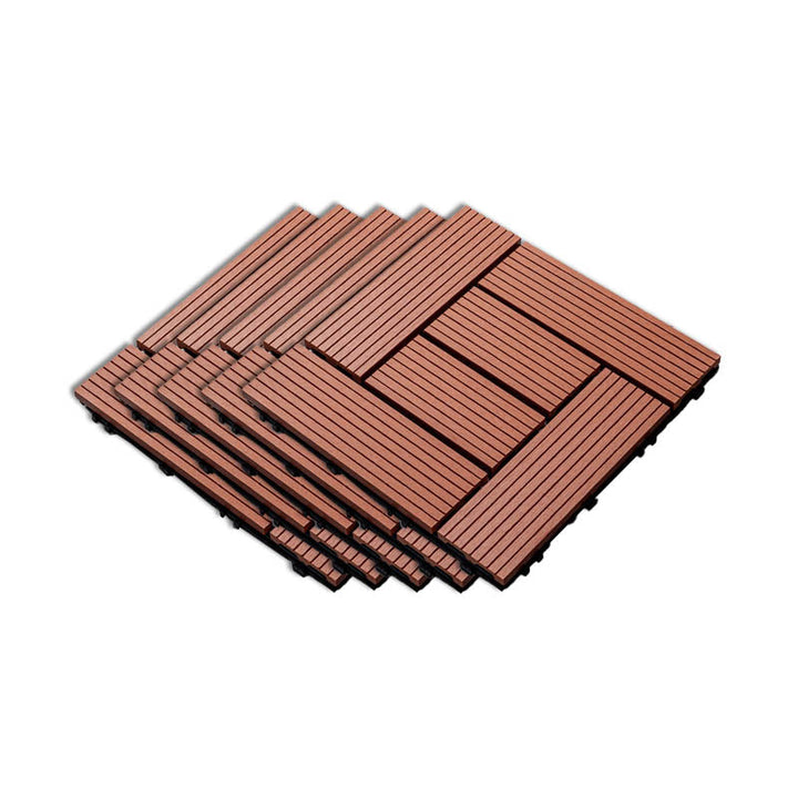 Lisslune | Classic wooden tiles for garden patio flooring to lay
