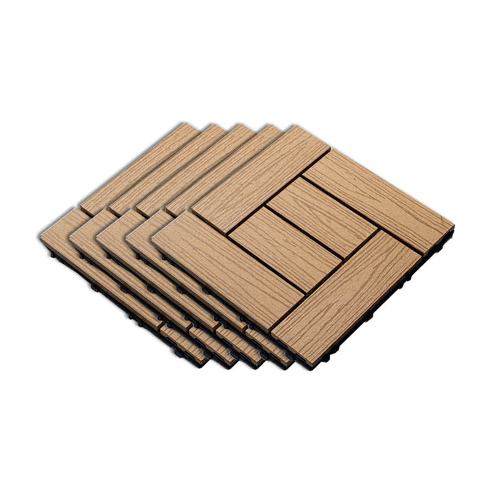 Lisslune | Classic wooden tiles for garden patio flooring to lay