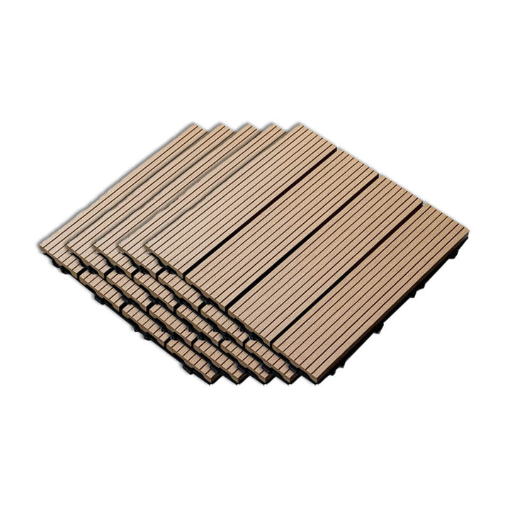 Lisslune | Classic wooden tiles for garden patio flooring to lay
