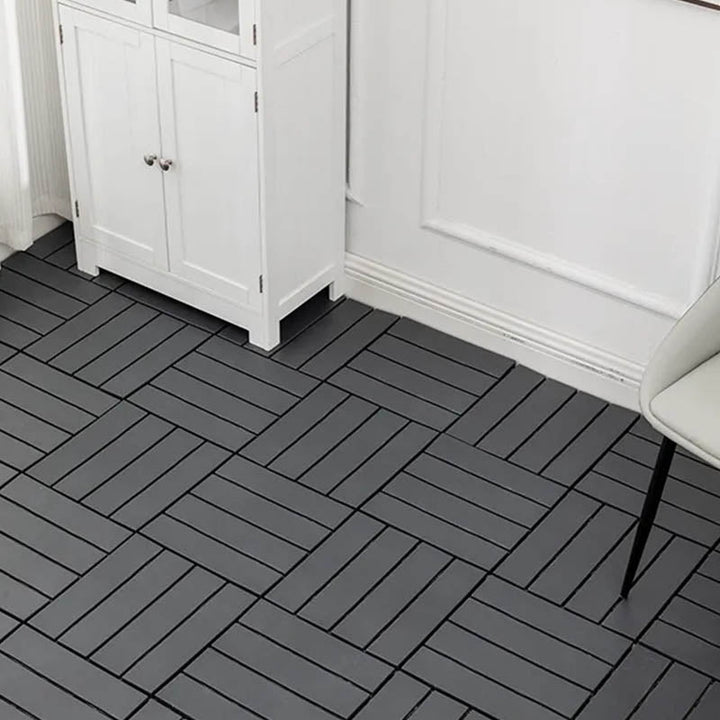 Lisslune | Classic Cover Tile Laying Pattern Wood Outdoor Floor Tile