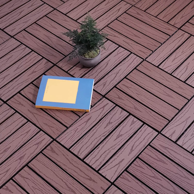 Lisslune | Classic Cover Tile Laying Pattern Wood Outdoor Floor Tile