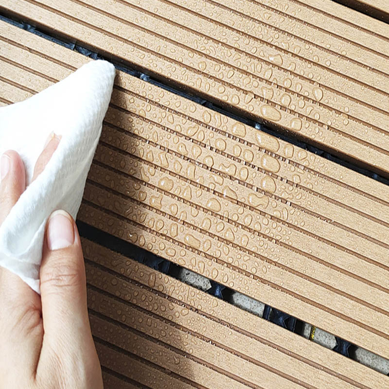 Lisslune | Classic Cover Tile Laying Pattern Wood Outdoor Floor Tile