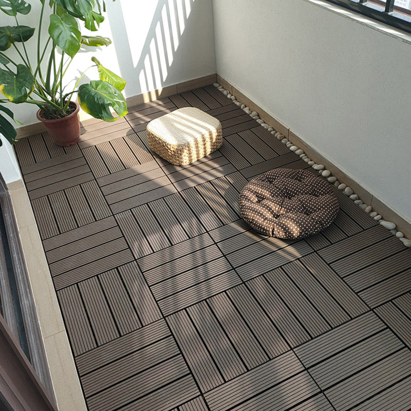 Lisslune | Classic Cover Tile Laying Pattern Wood Outdoor Floor Tile