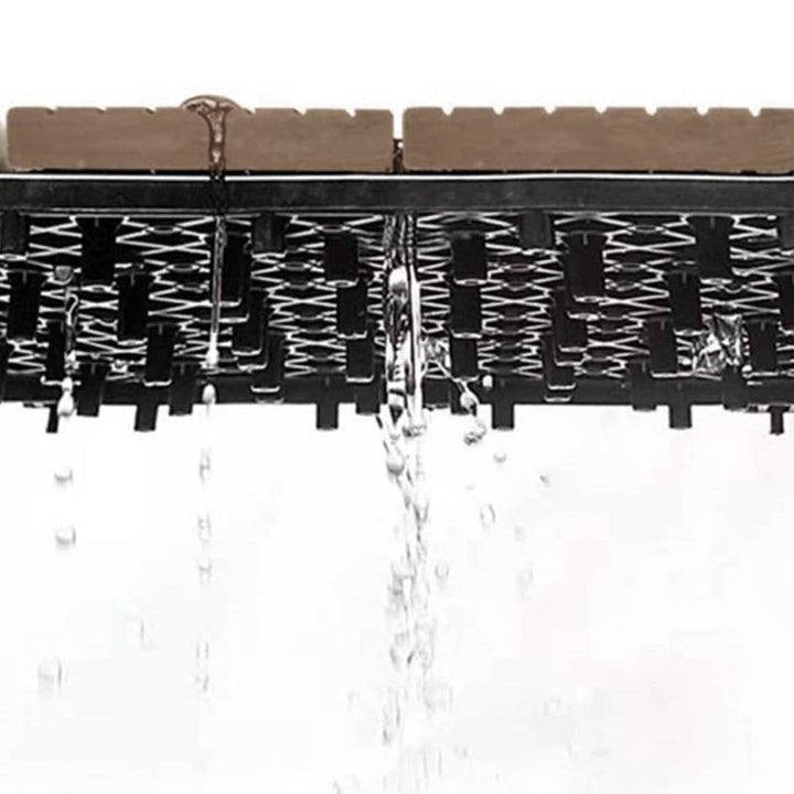 Lisslune | Classic Cover Tile Laying Pattern Wood Outdoor Floor Tile