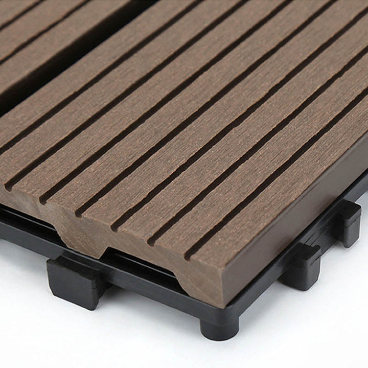Lisslune | Classic Cover Tile Laying Pattern Wood Outdoor Floor Tile