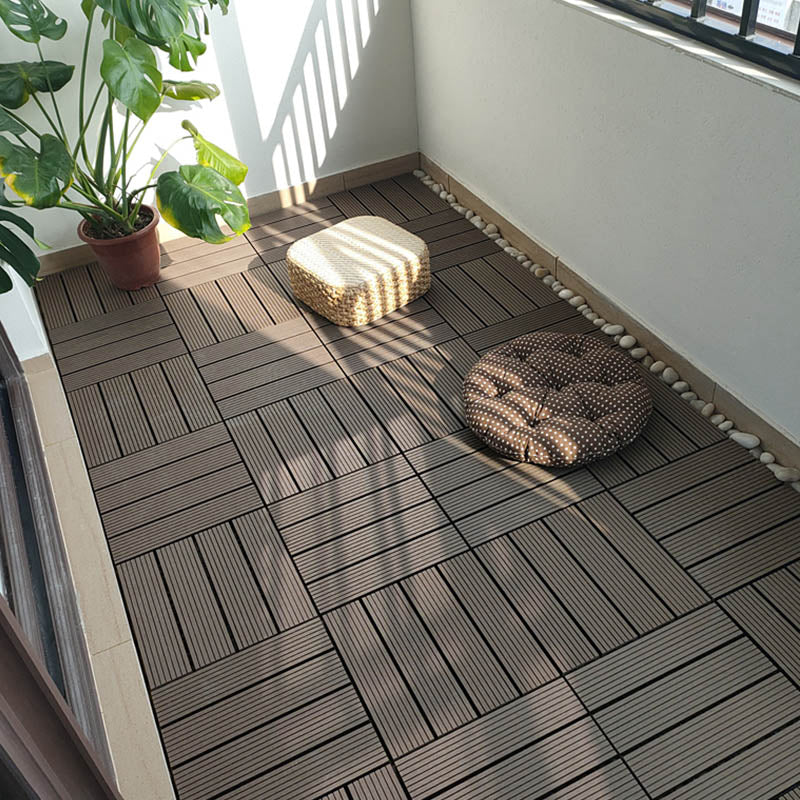 Lisslune | Classic Cover Tile Laying Pattern Wood Outdoor Floor Tile