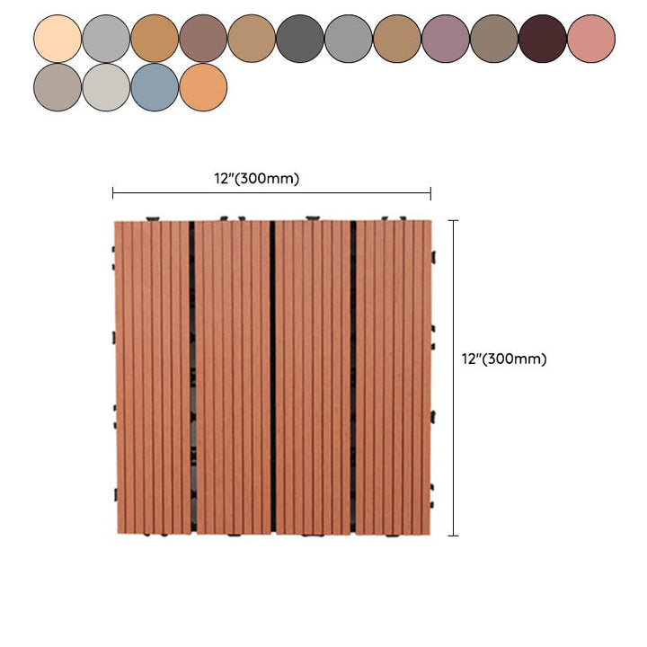 Lisslune | Classic Cover Tile Laying Pattern Wood Outdoor Floor Tile