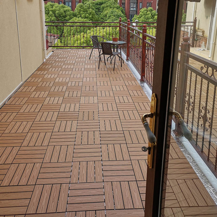 Lisslune | Classic Wooden Outdoor Flooring Composite Paving Tiles