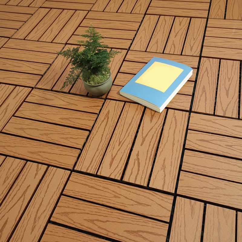 Lisslune | Classic Wooden Outdoor Flooring Composite Paving Tiles