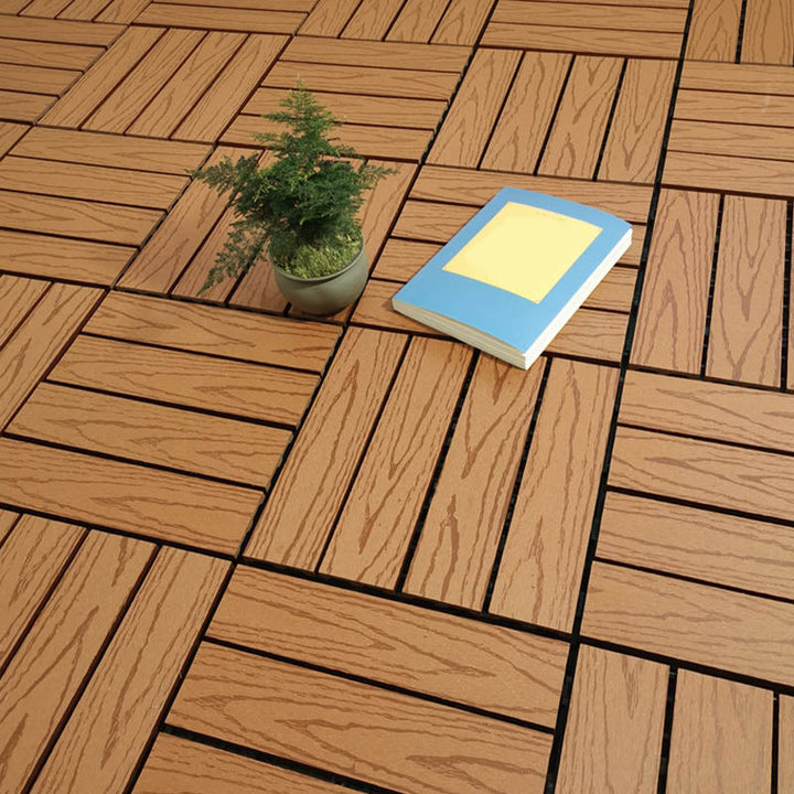 Lisslune | Classic Wooden Outdoor Flooring Composite Paving Tiles