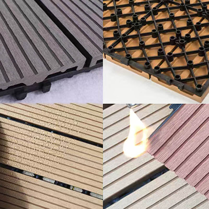 Lisslune | Classic Wooden Outdoor Flooring Composite Paving Tiles
