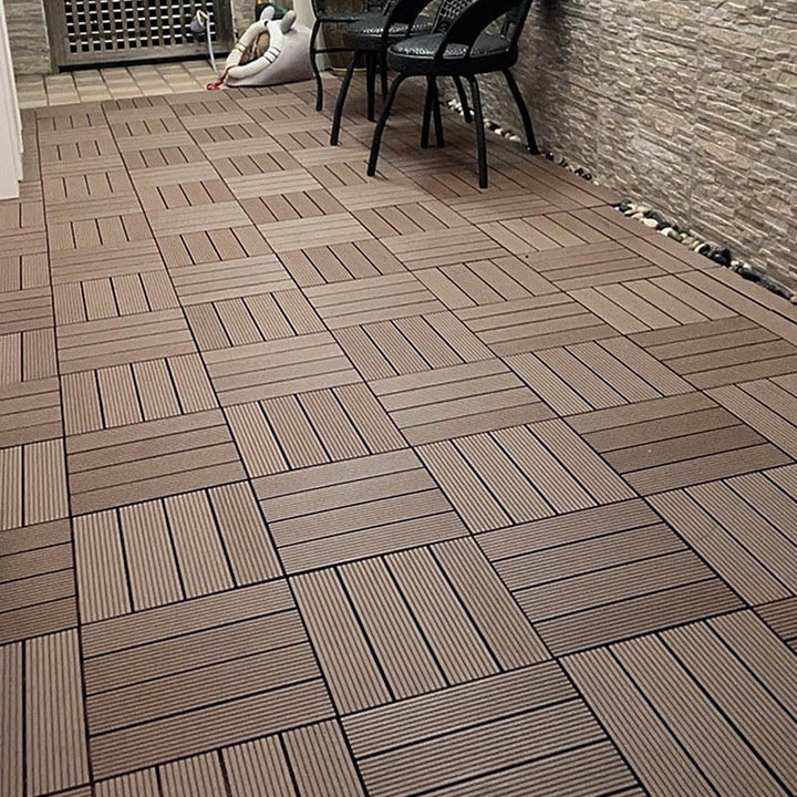 Lisslune | Classic Wooden Outdoor Flooring Composite Paving Tiles
