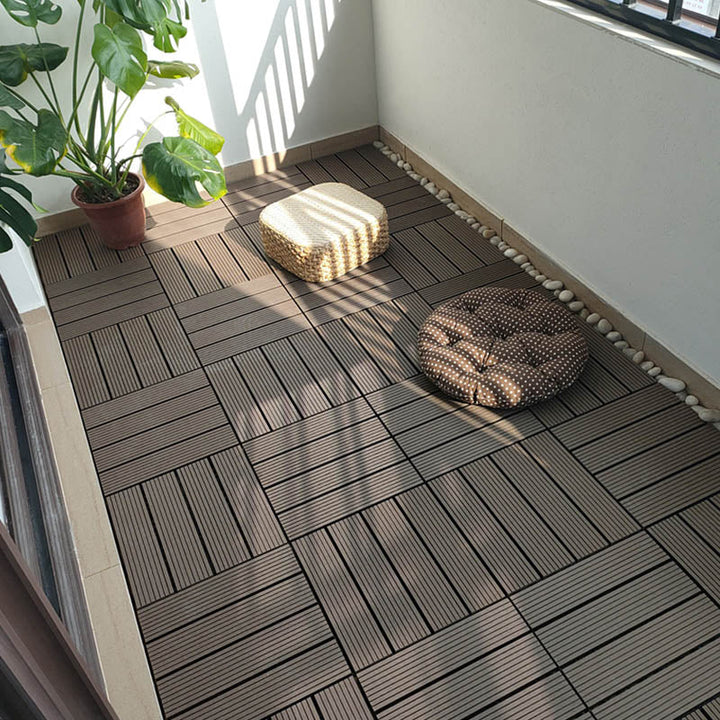 Lisslune | Classic Wooden Outdoor Flooring Composite Paving Tiles