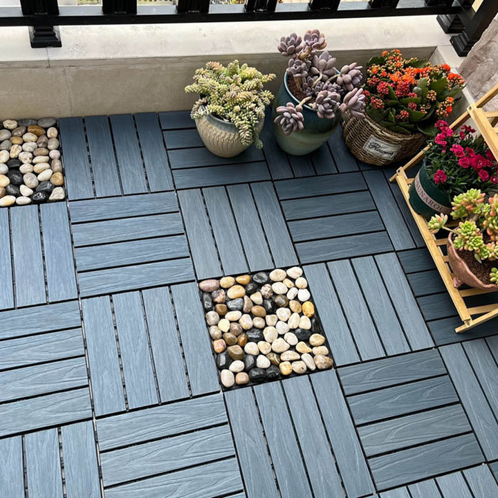 Lisslune | Classic Wooden Outdoor Flooring Composite Paving Tiles