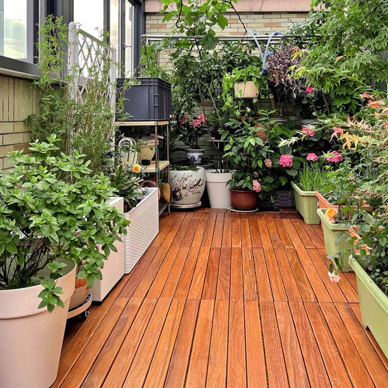 Lisslune | Basic Wood Tiles Composite Pavers Tiles for Outdoor Patio