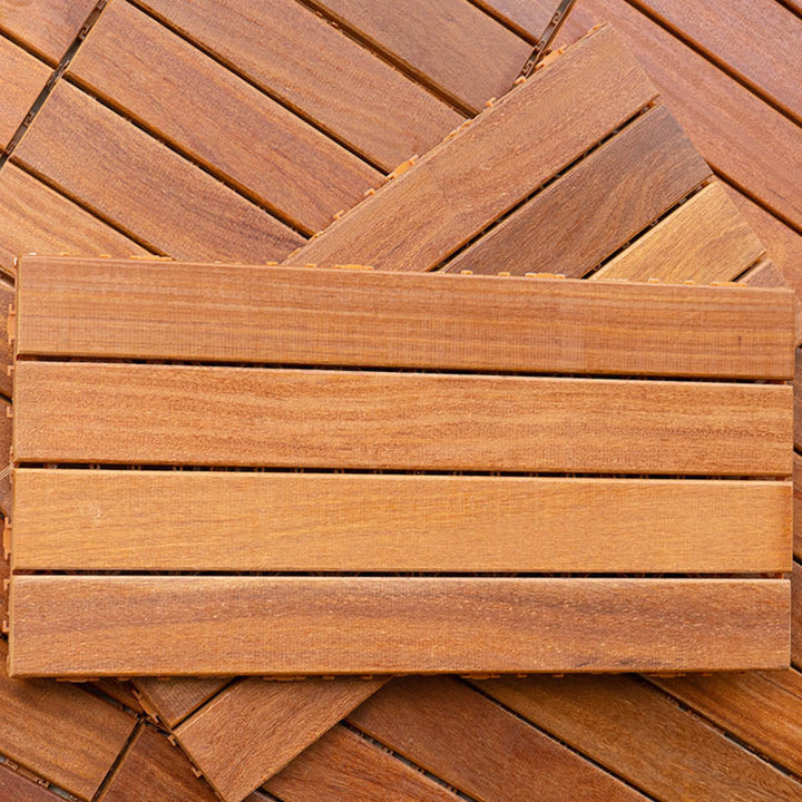 Lisslune | Basic Wood Tiles Composite Pavers Tiles for Outdoor Patio