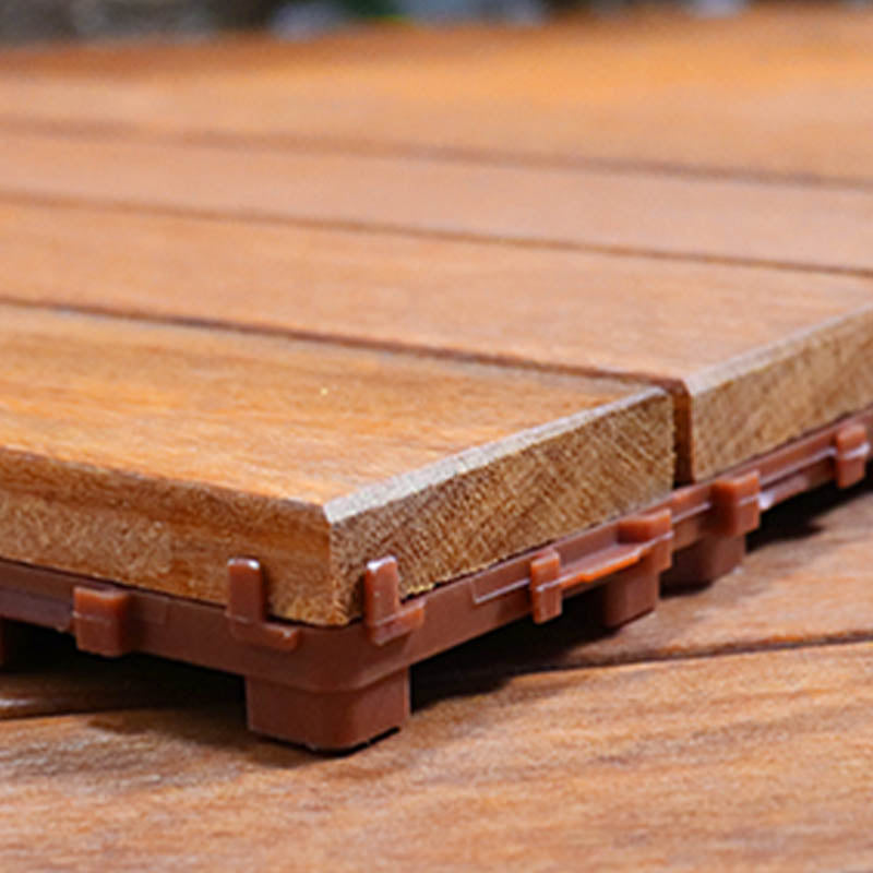 Lisslune | Classic Waterproof Terrace Decking Interlocking Composite Tiles