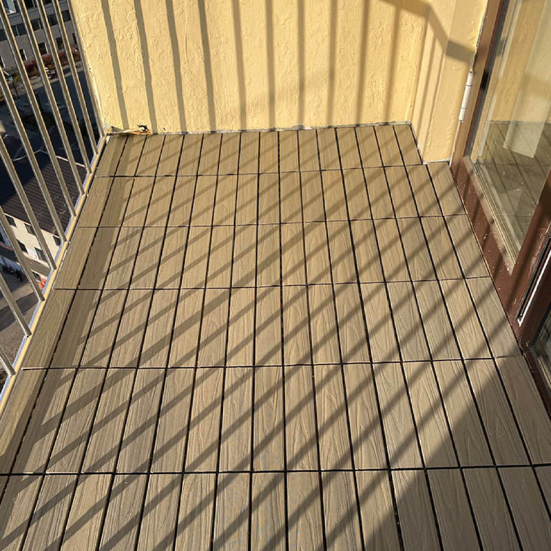 Lisslune | Classic square terrace tiles solid color composite tiles for outdoor use