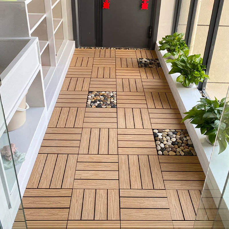 Lisslune | Classic square terrace tiles solid color composite tiles for outdoor use