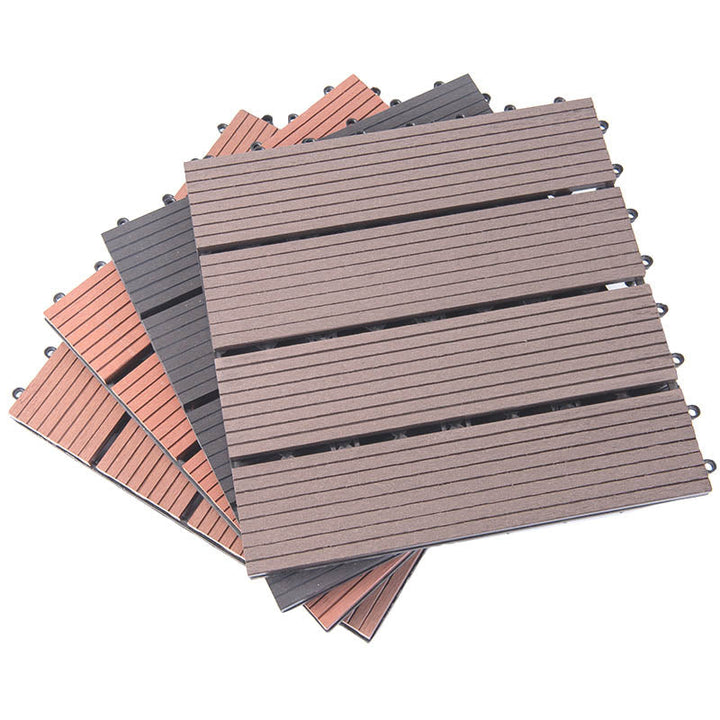 Lisslune | Classic square terrace tiles solid color composite tiles for outdoor use