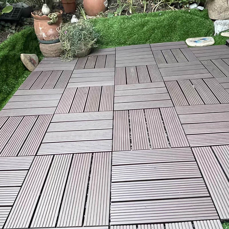 Lisslune | Classic square terrace tiles solid color composite tiles for outdoor use