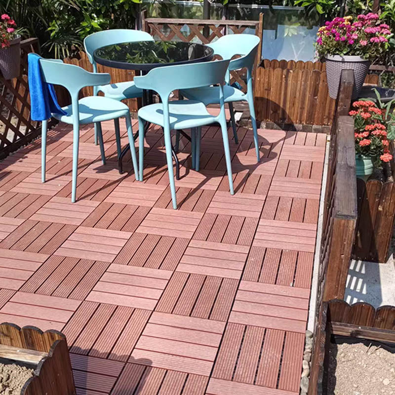 Lisslune | Classic square terrace tiles solid color composite tiles for outdoor use
