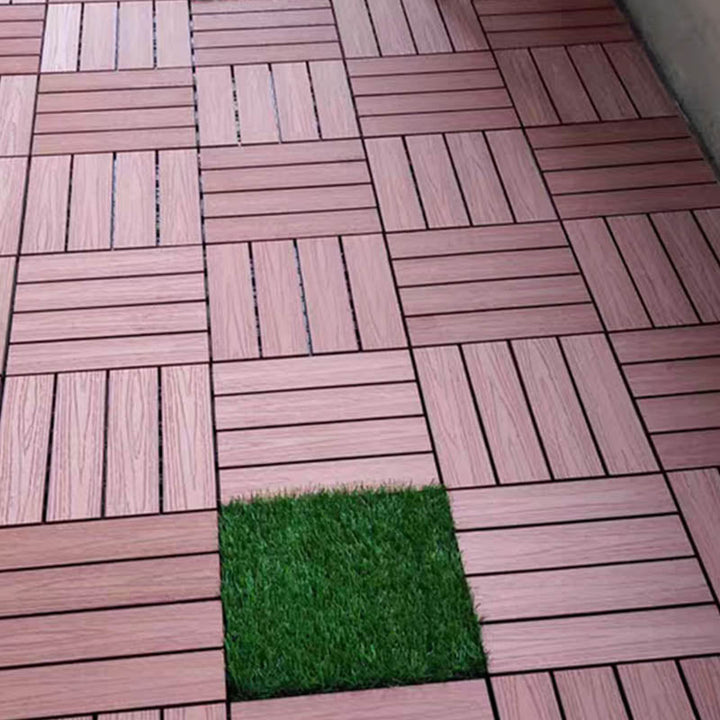 Lisslune | Classic square terrace tiles solid color composite tiles for outdoor use