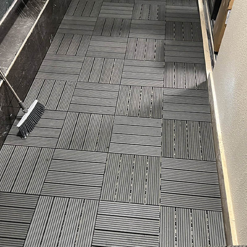 Lisslune | Classic square terrace tiles solid color composite tiles for outdoor use