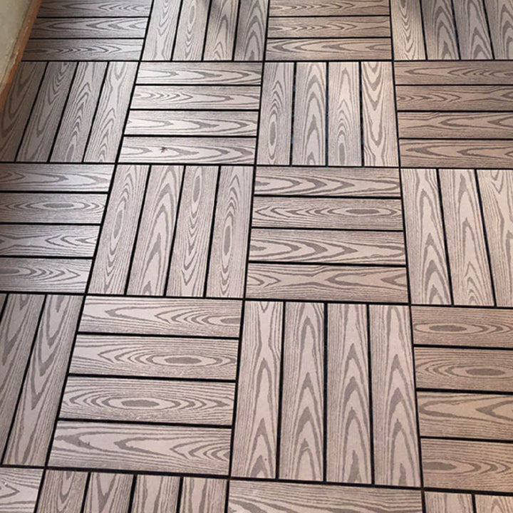 Lisslune | Classic square terrace tiles solid color composite tiles for outdoor use