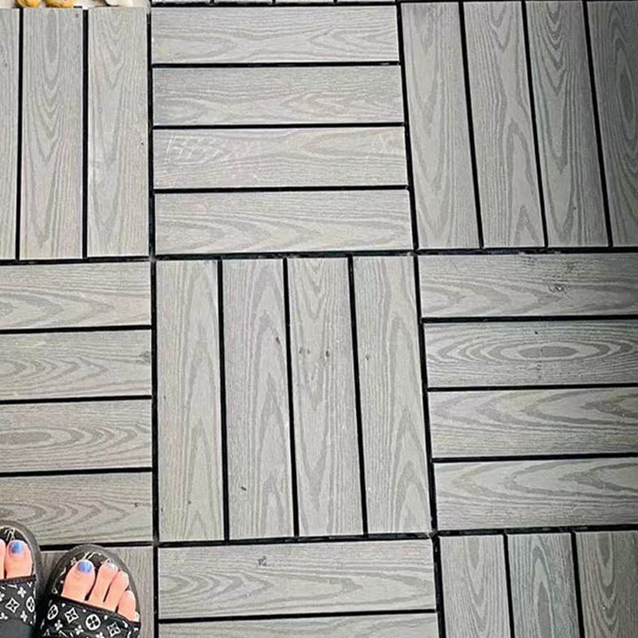 Lisslune | Classic square terrace tiles solid color composite tiles for outdoor use