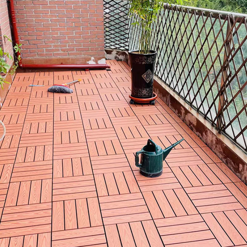 Lisslune | Classic square terrace tiles solid color composite tiles for outdoor use