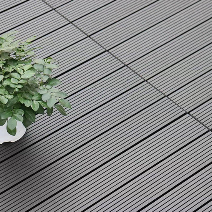 Lisslune | Classic square terrace tiles solid color composite tiles for outdoor use