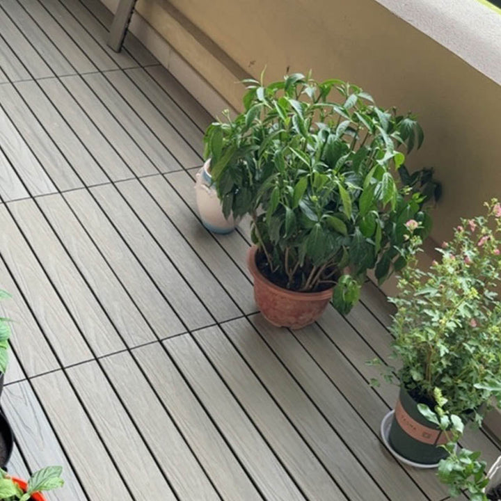 Lisslune | Classic square terrace tiles solid color composite tiles for outdoor use