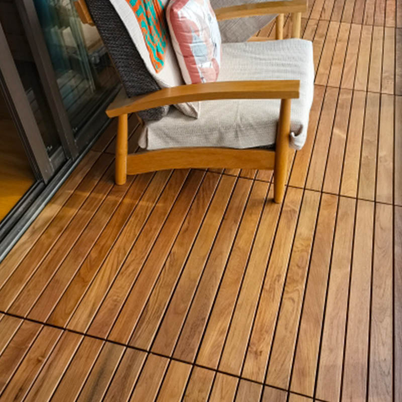 Lisslune | Connected outdoor floor tiles wooden planks