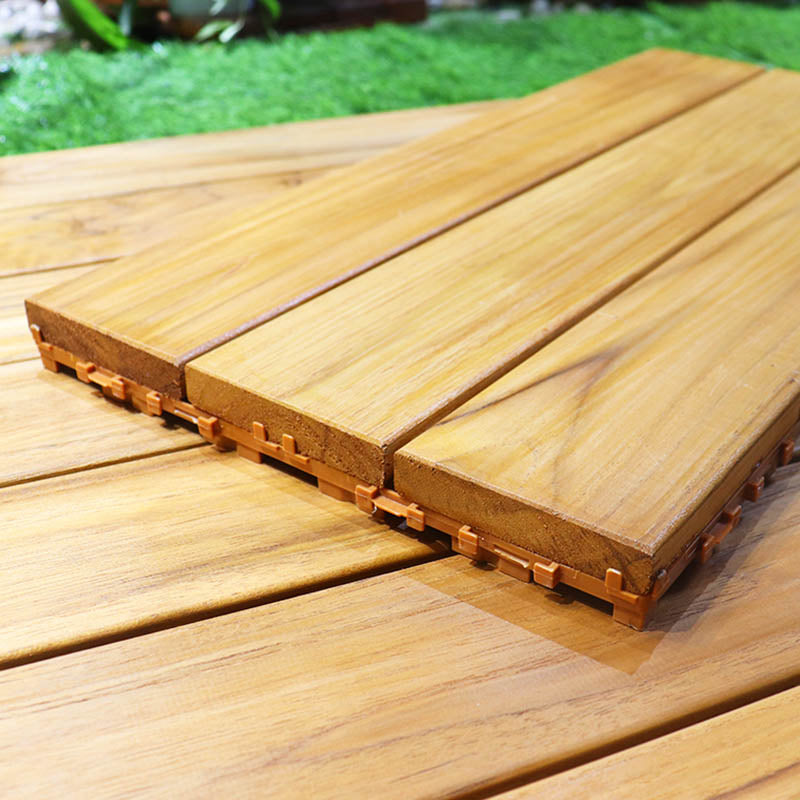 Lisslune | Connected outdoor floor tiles wooden planks